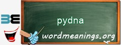 WordMeaning blackboard for pydna